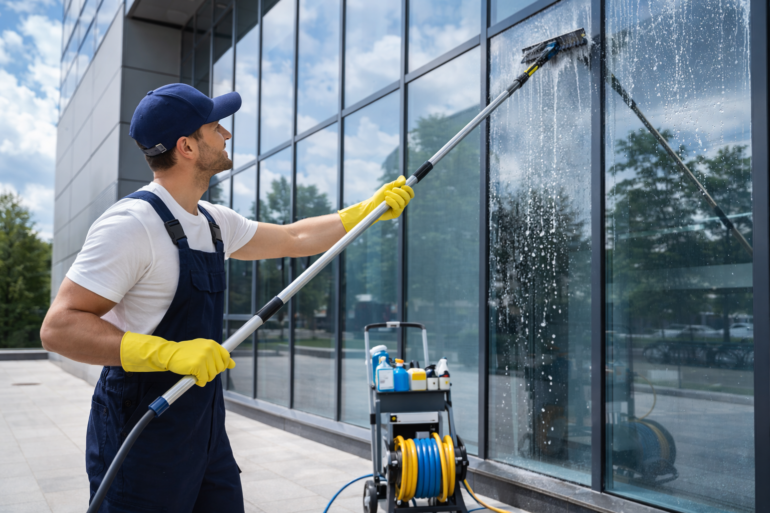 Fassadenreinigung cleanpoint-gebäudereinigung.de in ganz NRW