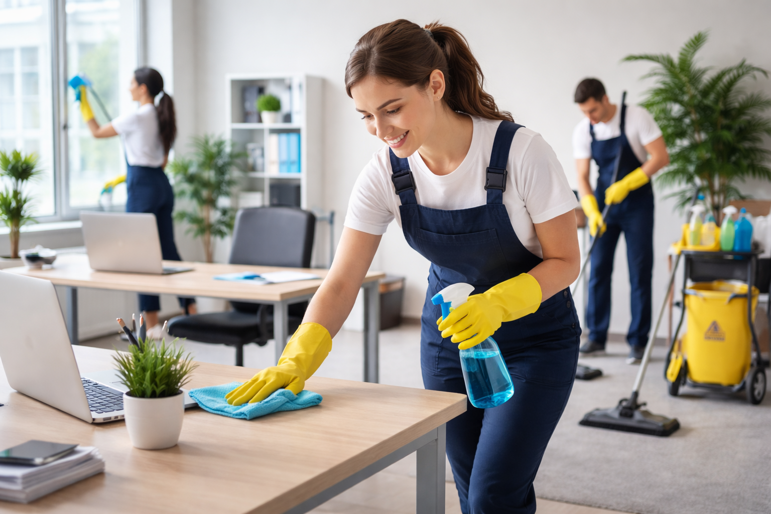 Unterhaltsreinigung cleanpoint-gebäudereinigung.de in ganz NRW